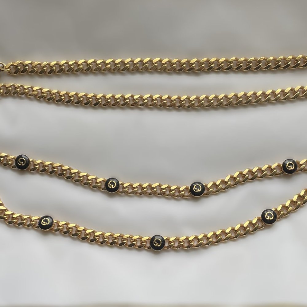 Vintage 90's St John Signature Chain Belt